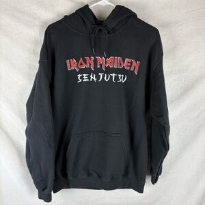 Iron Maiden Senjutsu Black Hoodie Size L